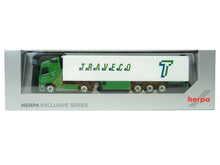 Laden Sie das Bild in den Galerie-Viewer, Volvo FH Gl. Kühlkoffer-Sattelzug &quot;Traveco&quot;, Herpa H0 944175
