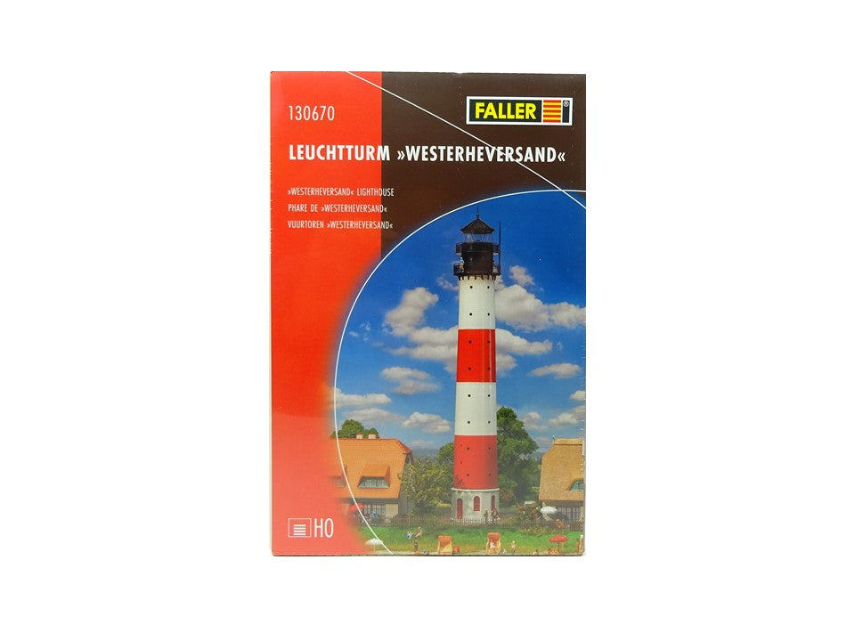 Modellbau Bausatz Leuchtturm Westerheversand, Faller H0 130670, neu