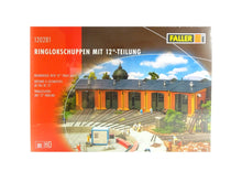 Laden Sie das Bild in den Galerie-Viewer, Lokschuppen Drehscheibe Märklin 74861 mit 12°-Teilung, Faller H0 120281 neu, OVP
