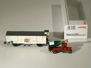 Märklin H0 48022, Museum 2002, Set Sektkellerei Kessler Esslingen, Güterwagen u.