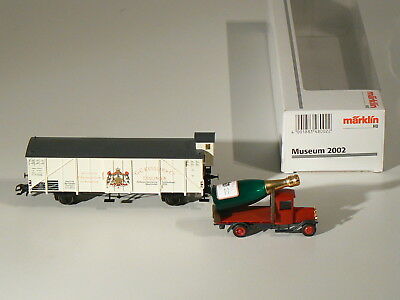 Märklin H0 48022, Museum 2002, Set Sektkellerei Kessler Esslingen, Güterwagen u.