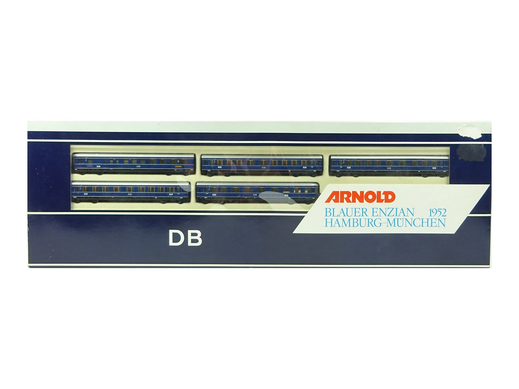 Personenwagen Set Blauer Enzian DB 5 tlg., Arnold N 0174 OVP