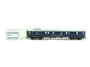 Fleischmann H0 Schnellzug-Gepäckwagen blau DB, 5843 OVP
