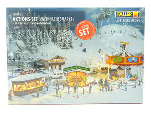 Aktions Set Bausatz Weihnachtsmarkt, Faller H0 190143 neu OVP