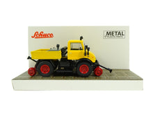 Laden Sie das Bild in den Galerie-Viewer, Zweiwegefahrzeug Unimog 406, 1:87, Schuco 45 266 3400 neu, OVP
