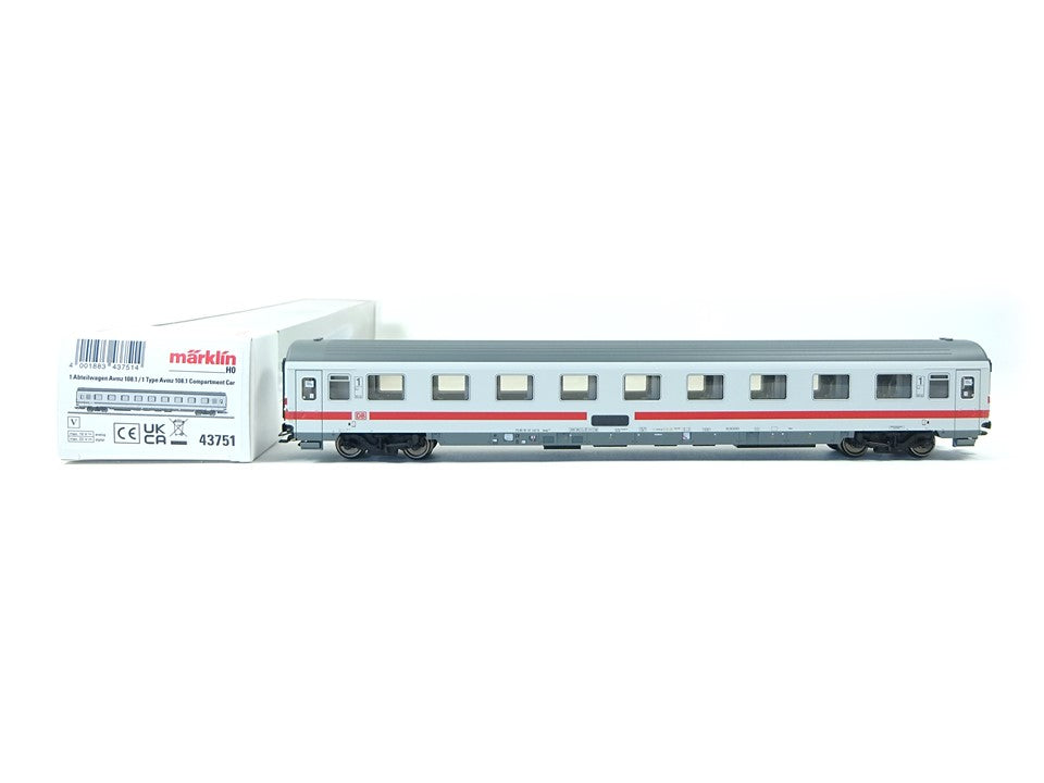 Personenwagen beleuchtet LED IC Abteilwagen DB Märklin H0 43751 neu