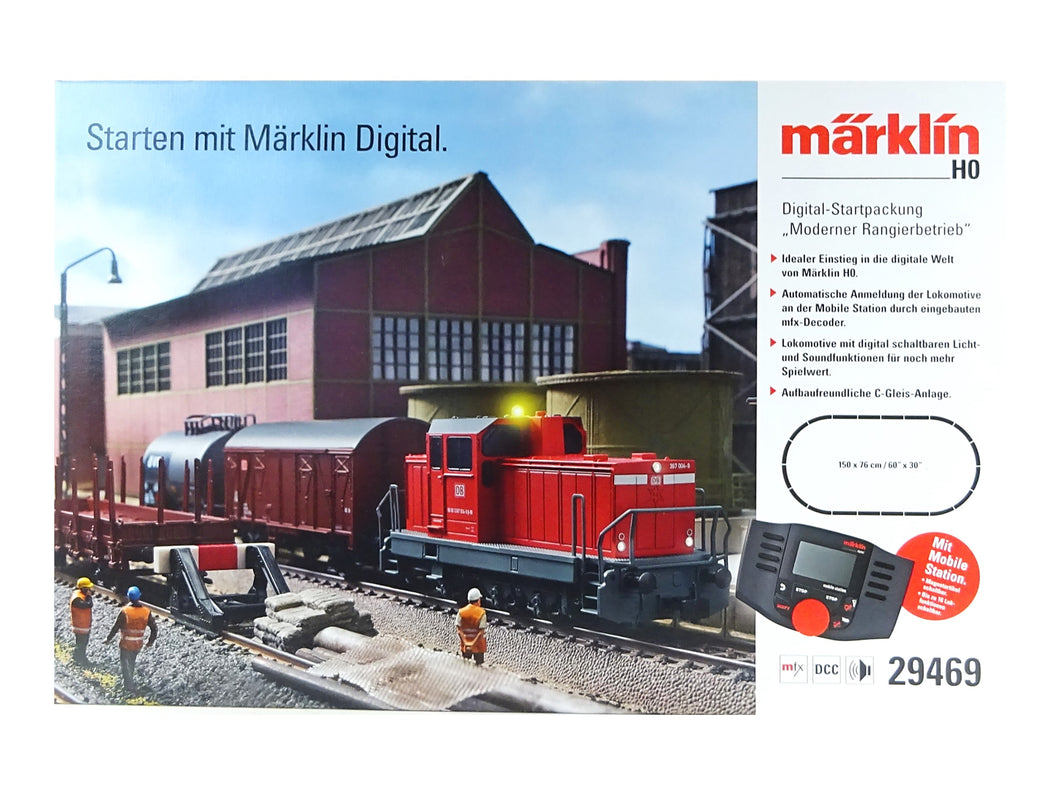 Digital-Startpackung Moderner Rangierbetrieb mfx sound, Märklin H0 29469, neu