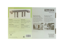 Laden Sie das Bild in den Galerie-Viewer, Bausatz Modellbau Brücke Beton Faller N 222571 neu
