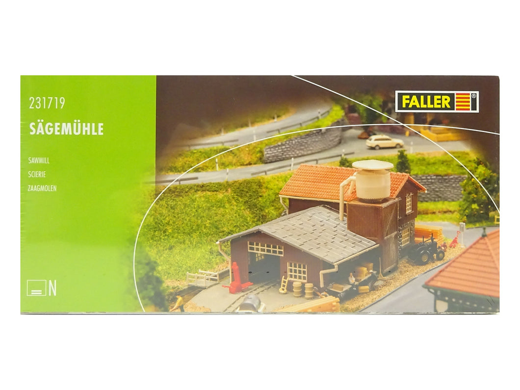Modellbau Bausatz Sägemühle, Faller N 231719 neu OVP
