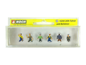 Modellbau Figuren LKW u. Beifahrer, Noch H0 15244 neu, OVP