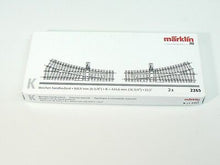 Laden Sie das Bild in den Galerie-Viewer, K Gleis Weiche links im Doppelpack, 2 x Märklin H0 2265 neu, OVP
