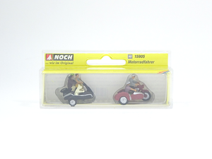 Modellbahn Modellbau Motorradfahrer 2 Stück, Noch H0 15905 neu, OVP