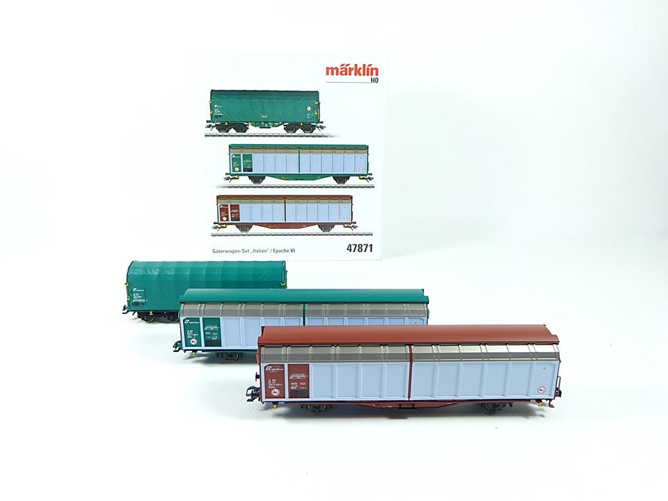 Güterwagen-Set Italien Epoche VI, Märklin H0 47871, neu