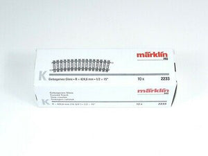 Märklin H0 2233, K-Gleis, 10x gebogenes Gleis, neu, OVP