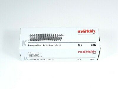 Märklin H0 2233, K-Gleis, 10x gebogenes Gleis, neu, OVP