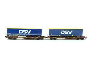 Taschenwagen Set DSV, AAE Cargo, Märklin H0 47111 neu, OVP