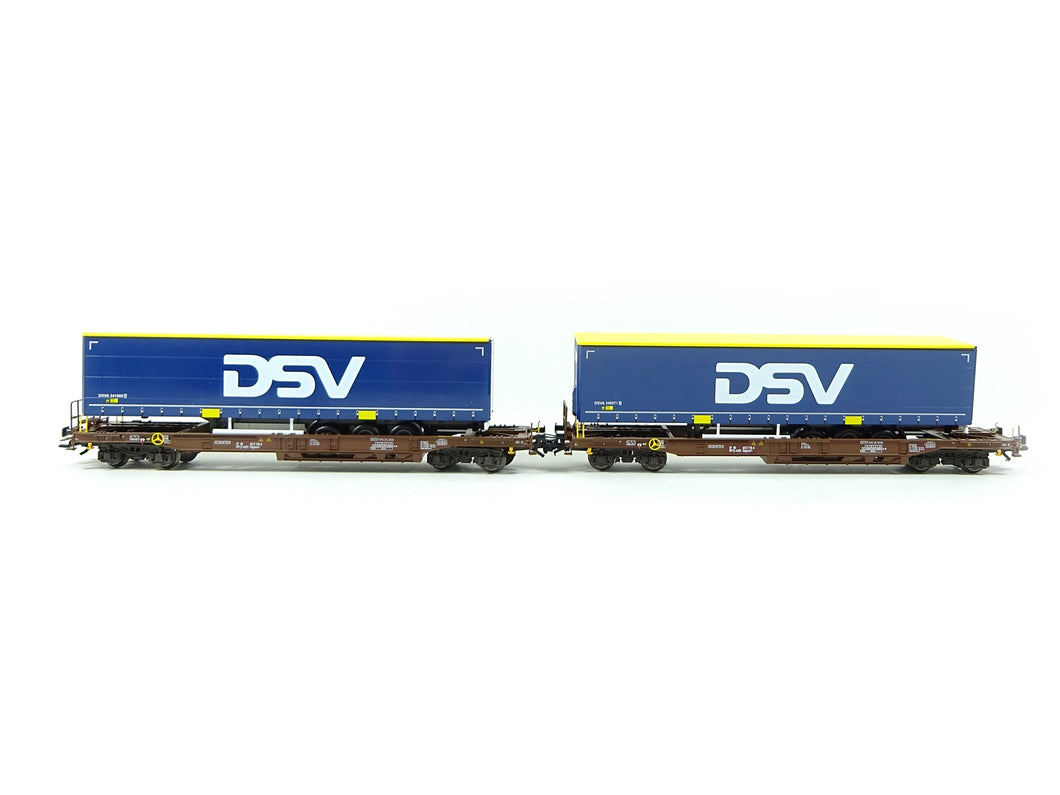 Taschenwagen Set DSV, AAE Cargo, Märklin H0 47111 neu, OVP