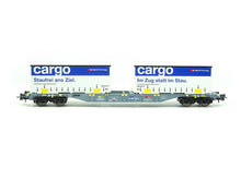 Laden Sie das Bild in den Galerie-Viewer, Containertragwagen Gattung Sgnss SBB Cargo, Roco H0 6600028 neu OVP
