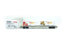 Laden Sie das Bild in den Galerie-Viewer, Märklin H0 47461 - 01, 1 Containertragwagen Coop, AEE, neu, OVP
