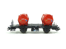 Laden Sie das Bild in den Galerie-Viewer, Güterwagen Behältertragwagen Lbms, Märklin H0 48955 neu OVP
