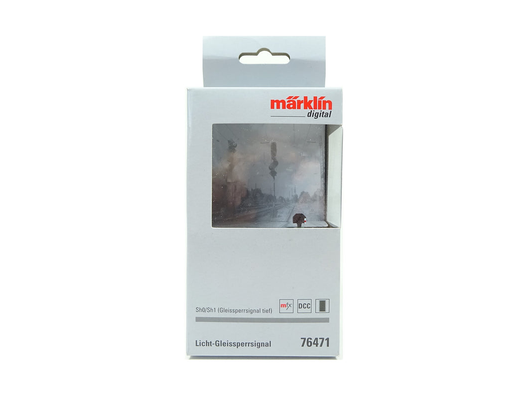 Licht-Gleissperrsignal digital mfx DCC, Märklin H0 76471, neu