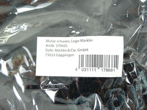 Mütze Beanie schwarz Märklin Logo MHI, Märklin 379425 neu