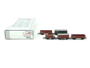 Güterwagen Set 5 teilig DB Epoche III, Märklin Z 86070 neu OVP