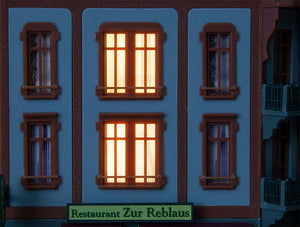LED-Gebäudebeleuchtung mit Steuerung, Faller 180678, neu