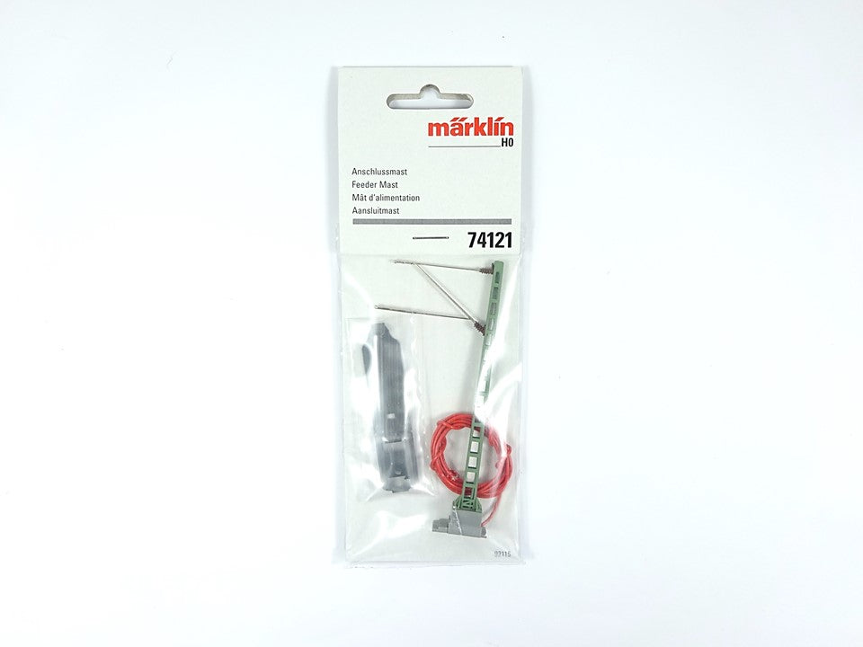 Oberleitung Anschlussmast 1 Stück, Märklin H0 74121 neu, OVP