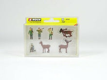 Laden Sie das Bild in den Galerie-Viewer, Noch H0 15731, Jagd, 4 Jäger und 3 Rotwild, neu, OVP
