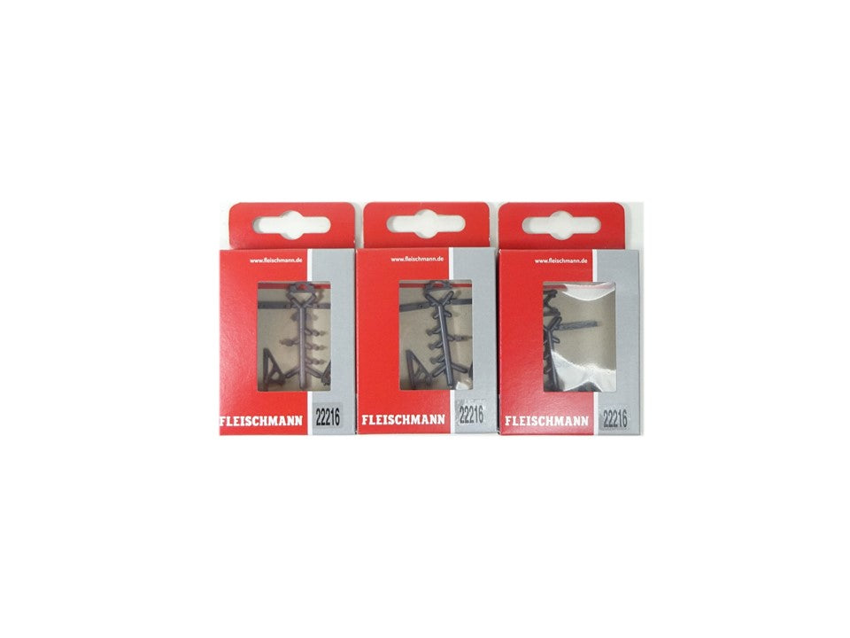 Fleischmann N 22216, 3 x Prellbock, Bausatz, neu, OVP