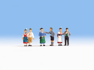 Modellbau Figuren Menschen in Tracht, 6 Figuren, Noch H0 15578 neu, OVP