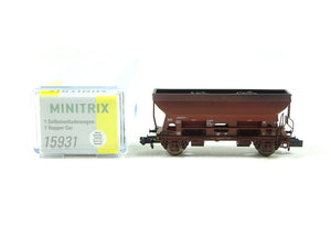 Güterwagen Selbstentladewagen Bauart Otmm 70, Minitrix N 15931 neu OVP
