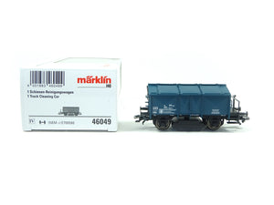 Gleis Schienenreinigungswagen DB, blau, Märklin H0 46049 neu