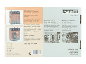 Modellbau Bausatz Stadthaus mit Kanzlei, Faller H0 130627 neu