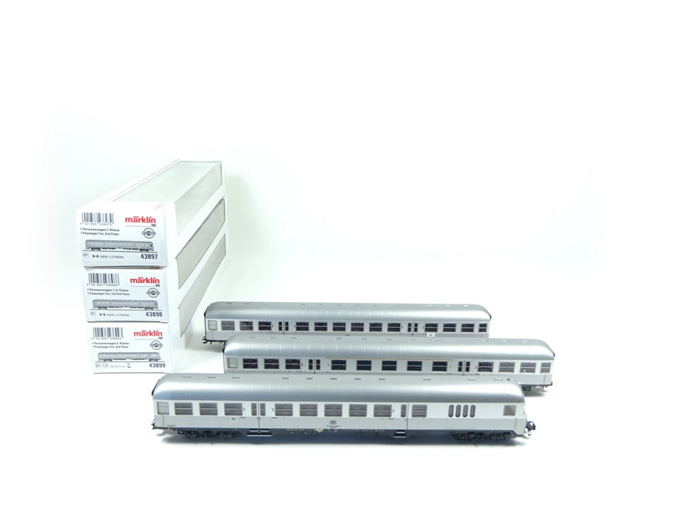 Personenwagen Set Silberlinge DB, Märklin H0 43897, 43898, 43899 neu, OVP