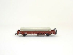 Märklin H0 aus 26605, Rungenwagen Bauart Kbs 443 + Ladegut, DB, neu