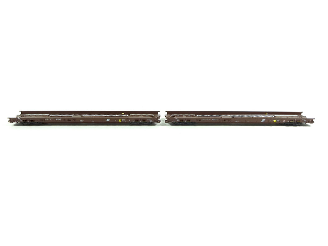 Güterwagen Niederflurwage Rollende Landstraße ÖBB, Märklin H0 4797 OVP