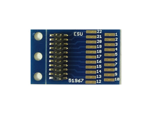 Digital Decoder Adapterplatine für 21 MTC Schnittstelle, ESU 51967 neu