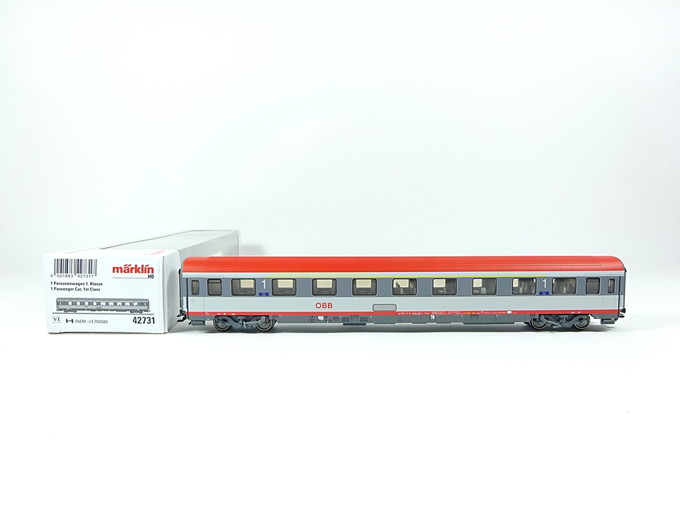 Schnellzugwagen EC, ÖBB, 1. Kl., Märklin H0 42731 neu, OVP