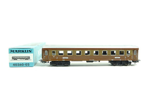 Italienisches Schnellzugwagen-Set "Tin Plate" MHI, Märklin H0 40360 neu OVP
