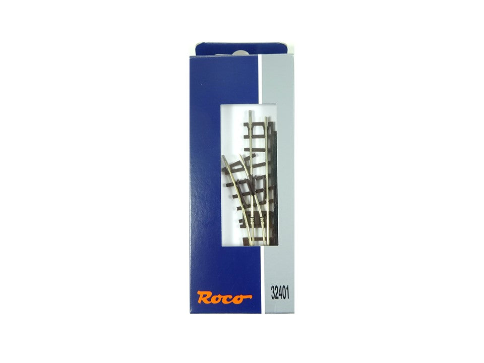 Weiche Feldbahn Schmalspur links, Roco H0e 32401 neu, OVP