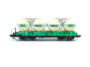 Güterwagen Silowagen „Ekocell‟ ZSSK 2-tlg. Set, Roco H0 77006 neu OVP