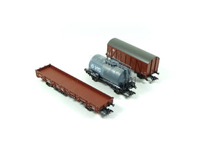 Startpackung Moderner Rangierbetrieb 3 Güterwagen aus Märklin H0 29469 neu