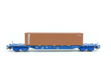 Laden Sie das Bild in den Galerie-Viewer, Güterwagen Container-Tragwagen Bauart Sgnss, Märklin H0 47136 neu OVP
