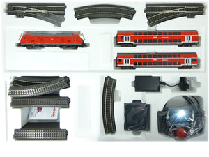 Digital Startpackung Regional Express Diesellok BR 245 DB + 2 Doppelstockwagen, Märklin H0 29479 neu OVP