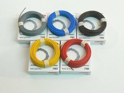 Modellbahn Kabel verschieden im Set Märklin H0 7100, 7101, 7102, 7103, 7105 neu
