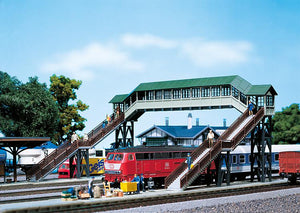 Modellbau Bausatz Überdachte Fußgängerbrücke, Faller H0 120198 neu OVP