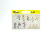 Laden Sie das Bild in den Galerie-Viewer, Modellbau Figuren Heuernte, 6 Figuren, Noch H0 15619 neu, OVP
