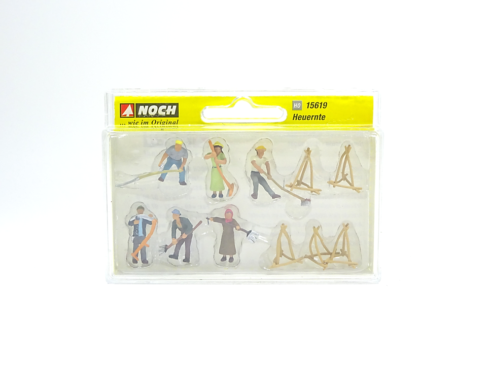 Modellbau Figuren Heuernte, 6 Figuren, Noch H0 15619 neu, OVP